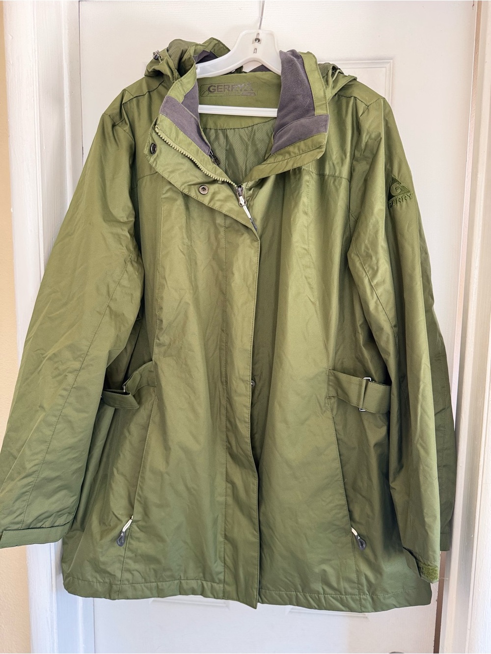 Gerry Weber Olive Hooded Trench Coat